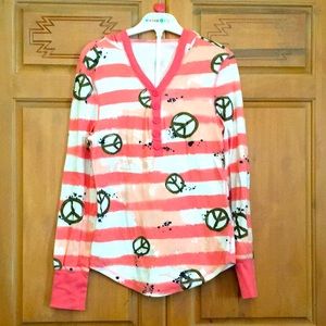 Justice Girl’s Size 12 Long Sleeve Hooded Shirt